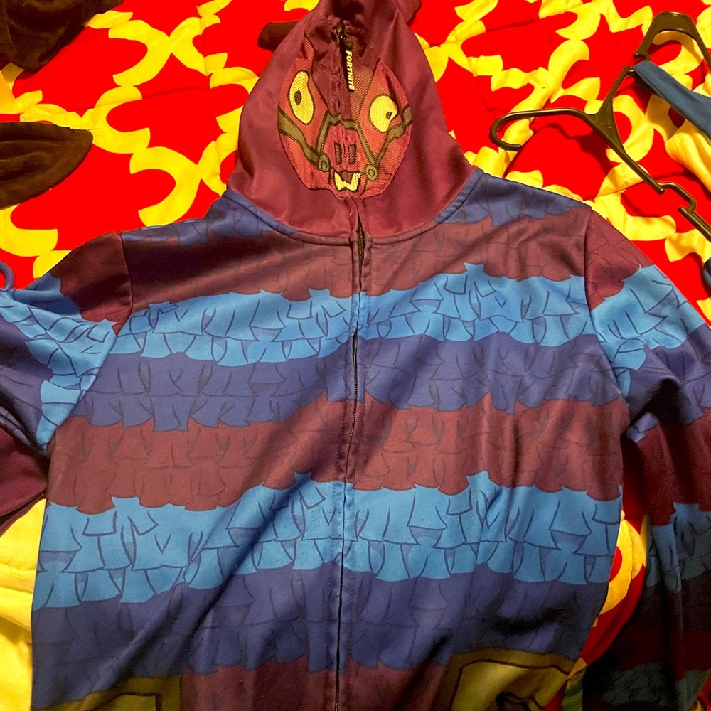 Fortnite zip up jacket size XXL, full face zip up